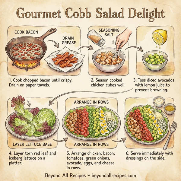 Gourmet Cobb Salad Delight instructions