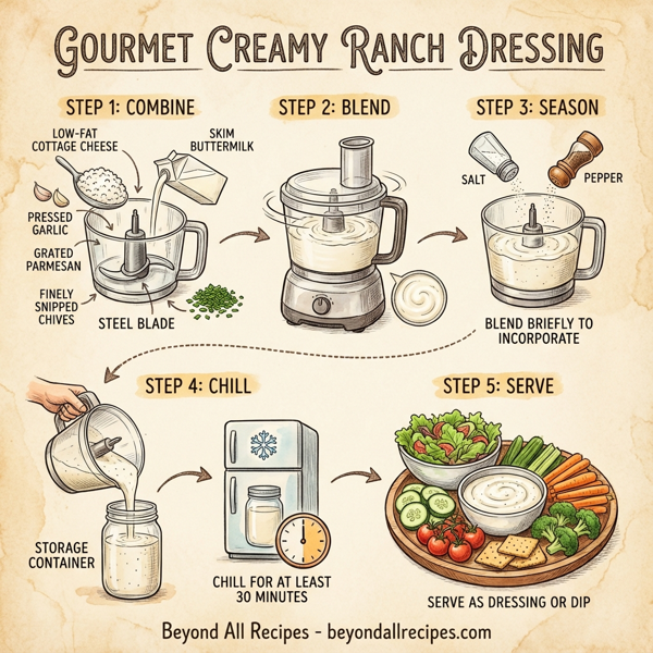 Gourmet Creamy Ranch Dressing instructions