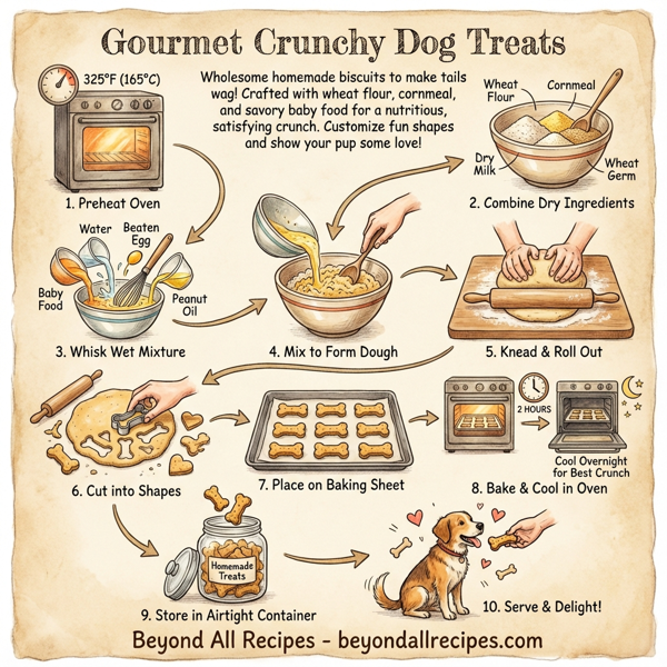 Gourmet Crunchy Dog Treats instructions