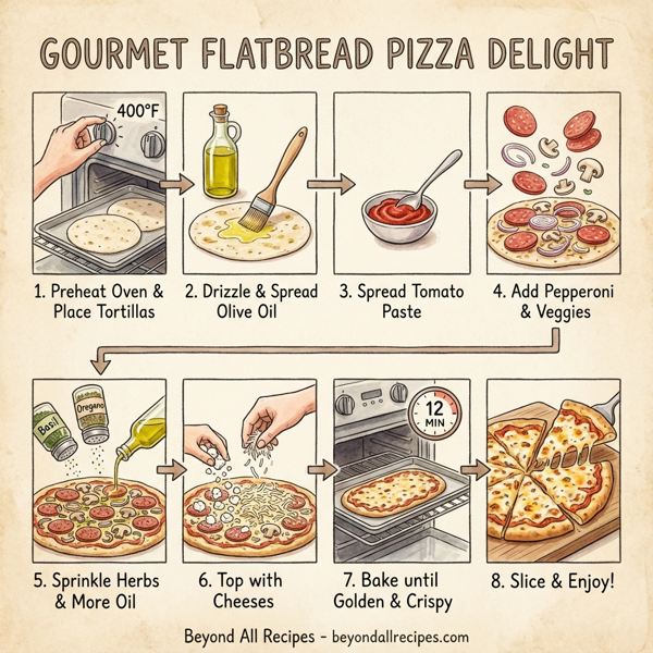Gourmet Flatbread Pizza Delight instructions