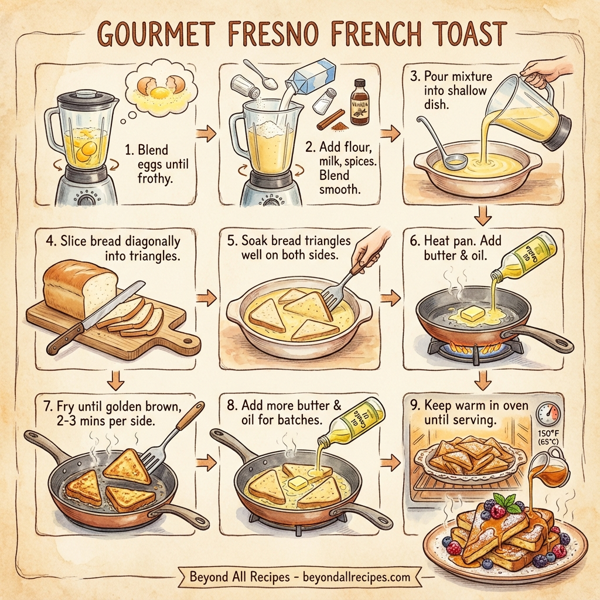 Gourmet Fresno French Toast instructions