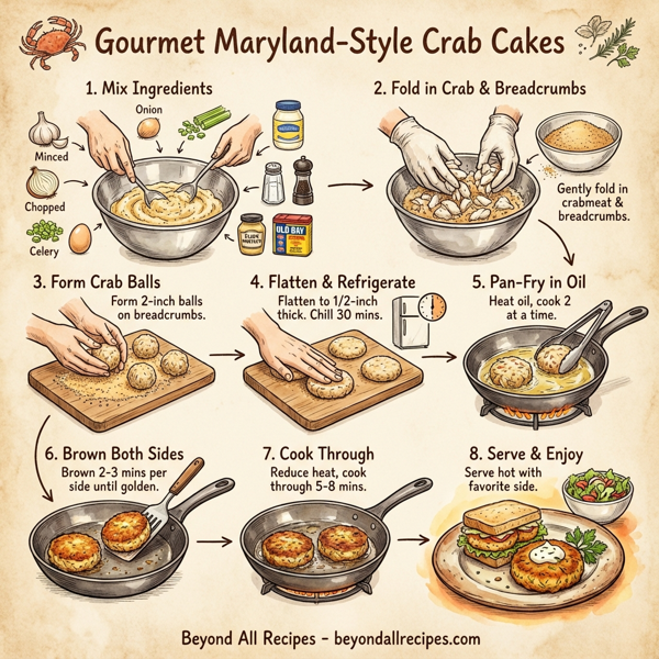 Gourmet Maryland-Style Crab Cakes instructions
