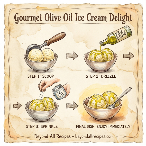 Gourmet Olive Oil Ice Cream Delight instructions