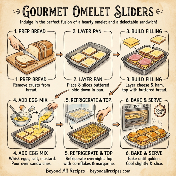 Gourmet Omelet Sliders instructions