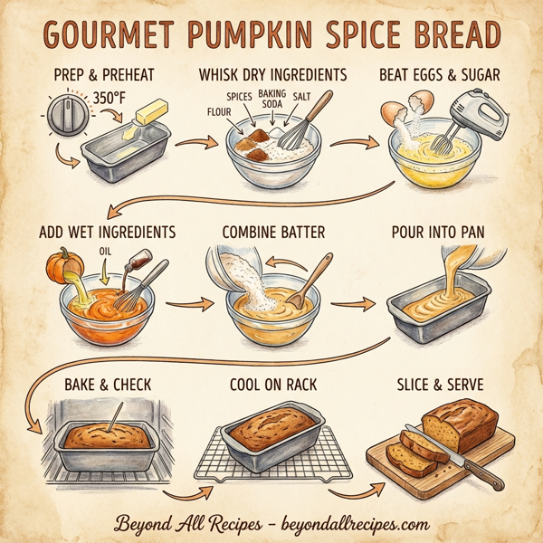 Gourmet Pumpkin Spice Bread instructions