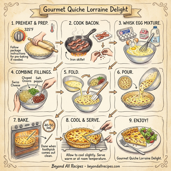 Gourmet Quiche Lorraine Delight instructions