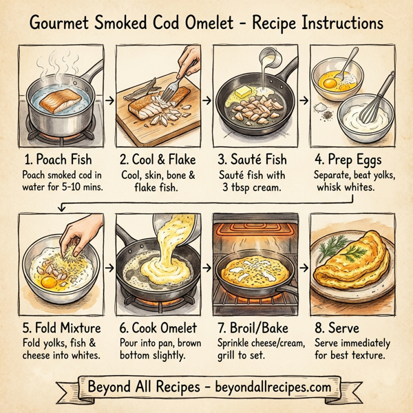 Gourmet Smoked Cod Omelet instructions