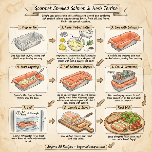 Gourmet Smoked Salmon & Herb Terrine instructions