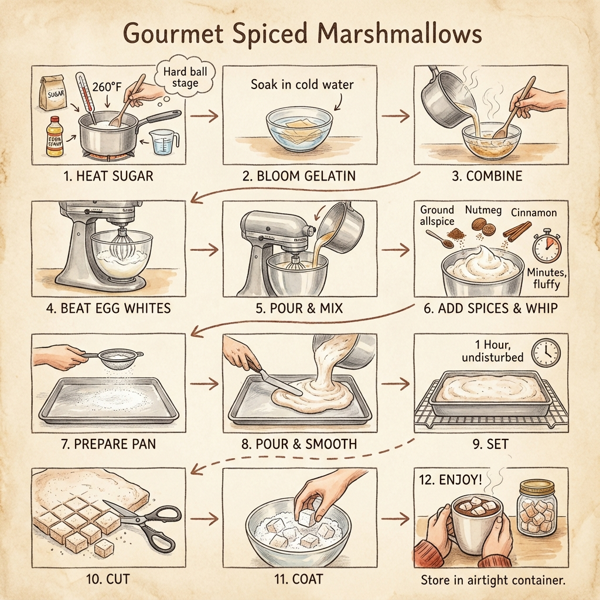 Gourmet Spiced Marshmallows instructions