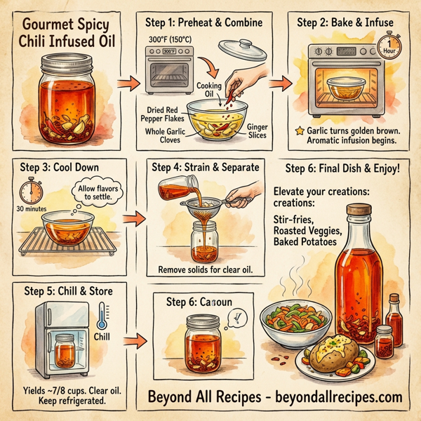Gourmet Spicy Chili Infused Oil instructions