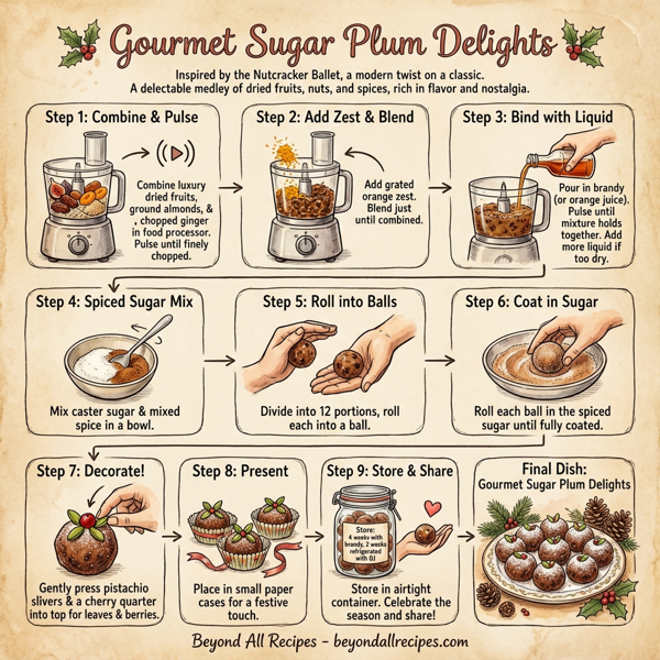 Gourmet Sugar Plum Delights instructions