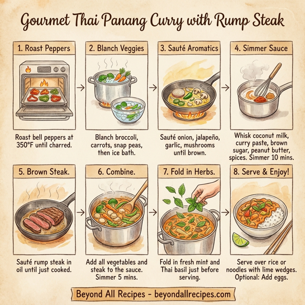 Gourmet Thai Panang Curry with Rump Steak instructions