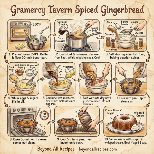 Gramercy Tavern Spiced Gingerbread instructions