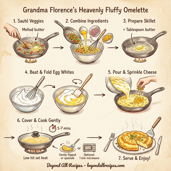 Grandma Florence's Heavenly Fluffy Omelette instructions