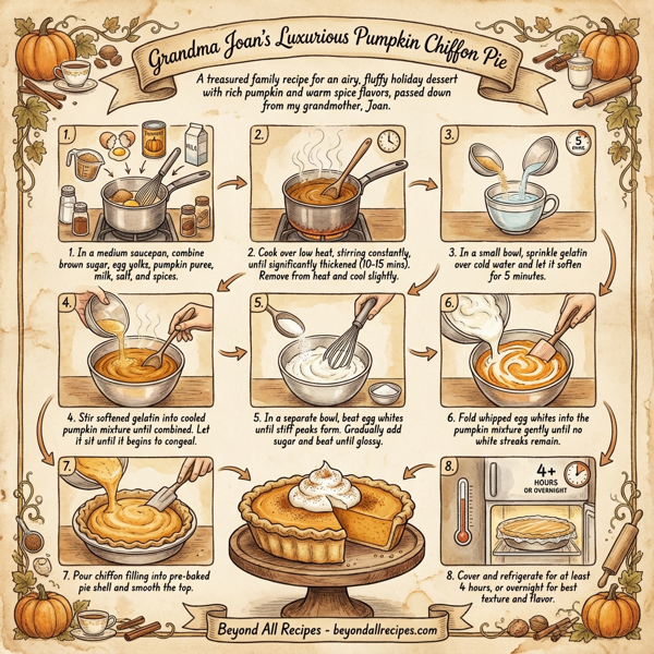 Grandma Joan's Luxurious Pumpkin Chiffon Pie instructions