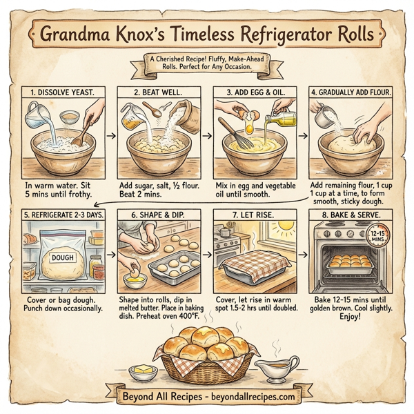 Grandma Knox's Timeless Refrigerator Rolls instructions