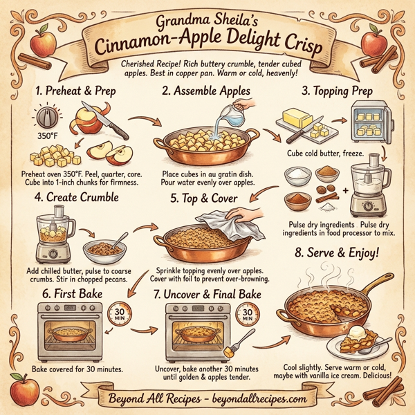 Grandma Sheila's Cinnamon-Apple Delight Crisp instructions