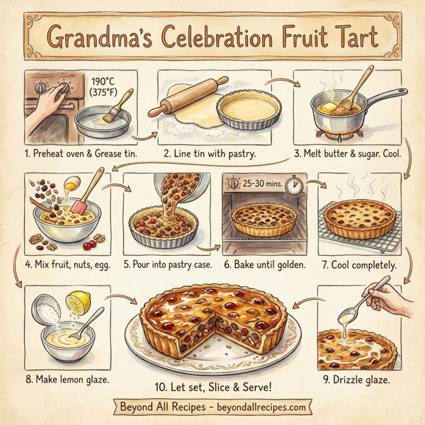Grandma's Celebration Fruit Tart instructions
