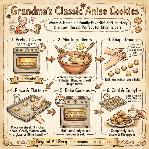 Grandma's Classic Anise Cookies instructions