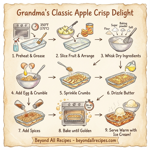 Grandma's Classic Apple Crisp Delight instructions