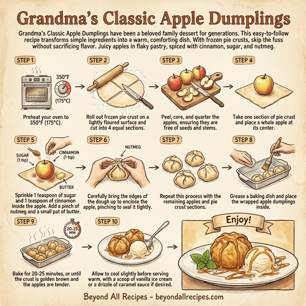 Grandma's Classic Apple Dumplings instructions