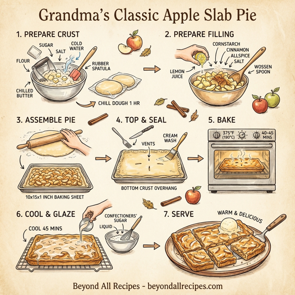 Grandma's Classic Apple Slab Pie instructions
