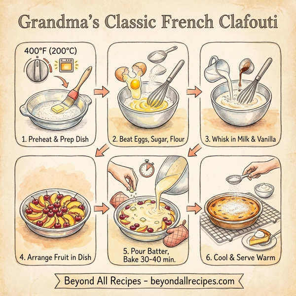 Grandma's Classic French Clafouti instructions