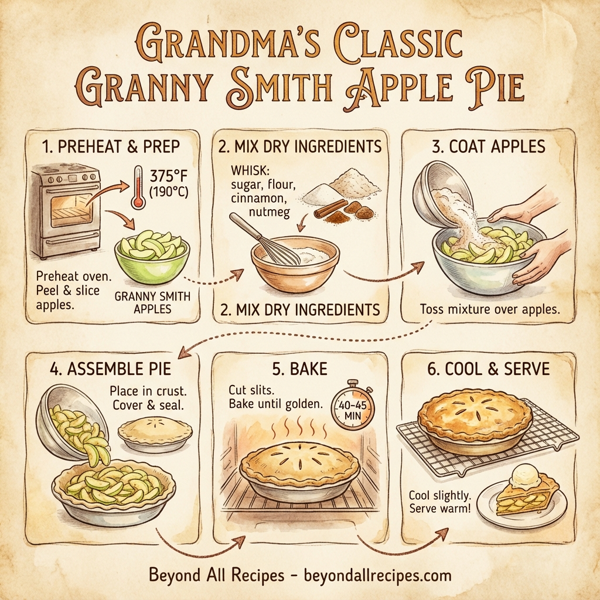 Grandma's Classic Granny Smith Apple Pie instructions