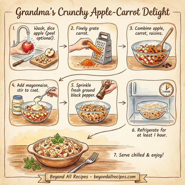 Grandma's Crunchy Apple-Carrot Delight instructions