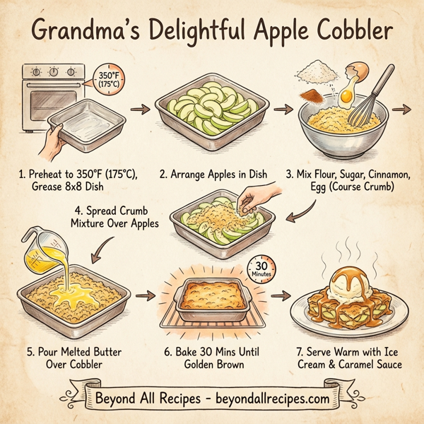 Grandma's Delightful Apple Cobbler instructions