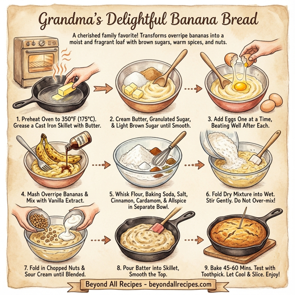 Grandma's Delightful Banana Bread instructions