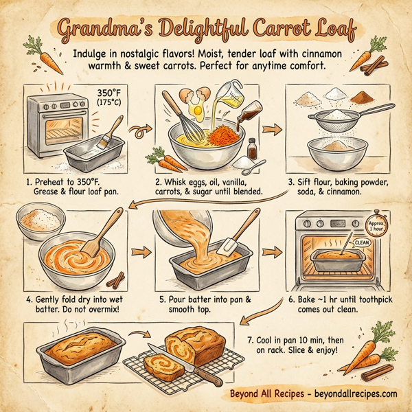 Grandma's Delightful Carrot Loaf instructions