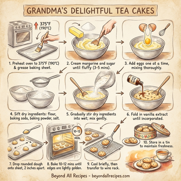 Grandma's Delightful Tea Cakes instructions