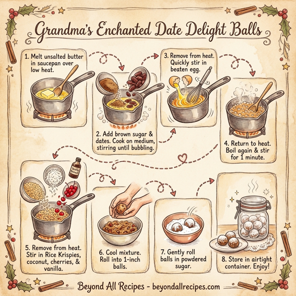 Grandma's Enchanted Date Delight Balls instructions