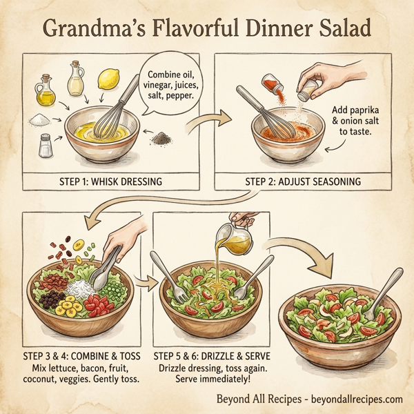 Grandma's Flavorful Dinner Salad instructions