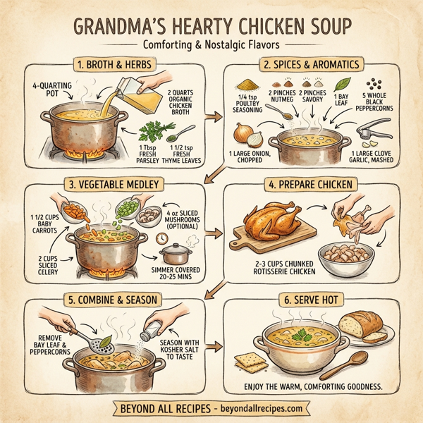 Grandma's Hearty Chicken Soup instructions