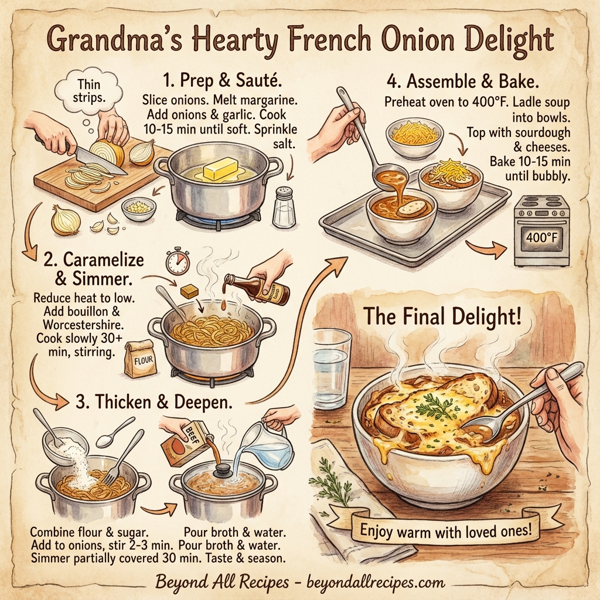 Grandma's Hearty French Onion Delight instructions