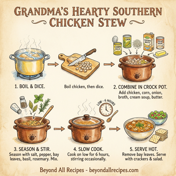 Grandma’s Hearty Southern Chicken Stew instructions