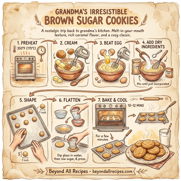 Grandma's Irresistible Brown Sugar Cookies instructions