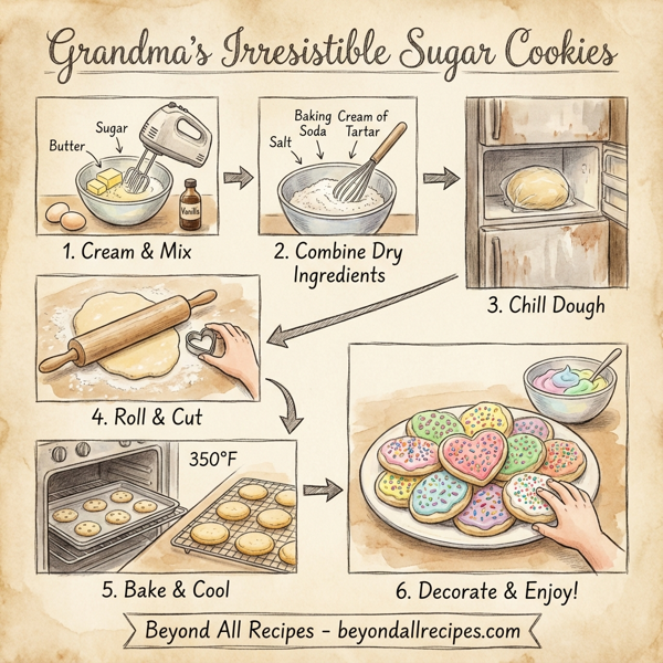 Grandma's Irresistible Sugar Cookies instructions