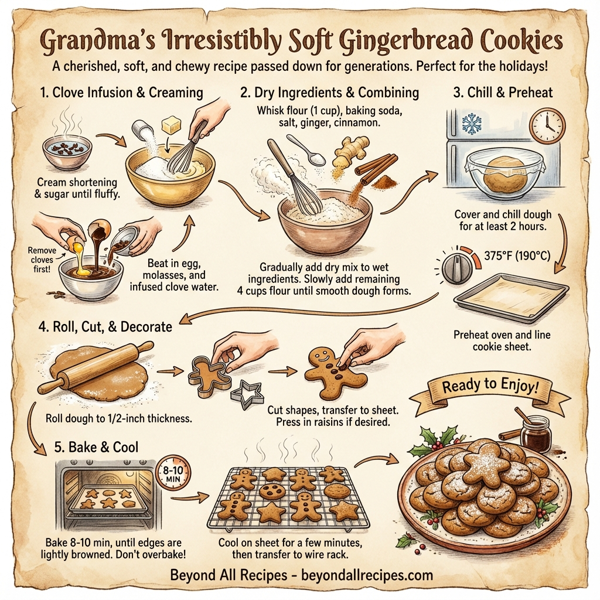 Grandma's Irresistibly Soft Gingerbread Cookies instructions