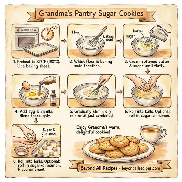Grandma's Pantry Sugar Cookies instructions