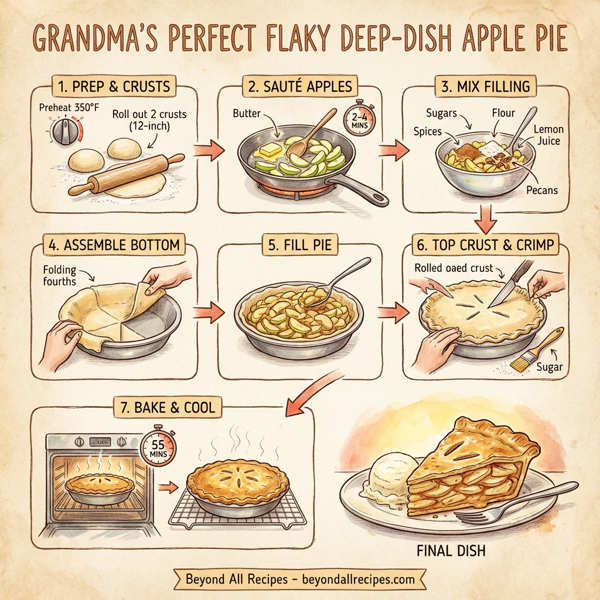 Grandma's Perfect Flaky Deep-Dish Apple Pie instructions