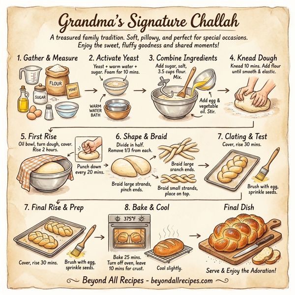 Grandma's Signature Challah instructions