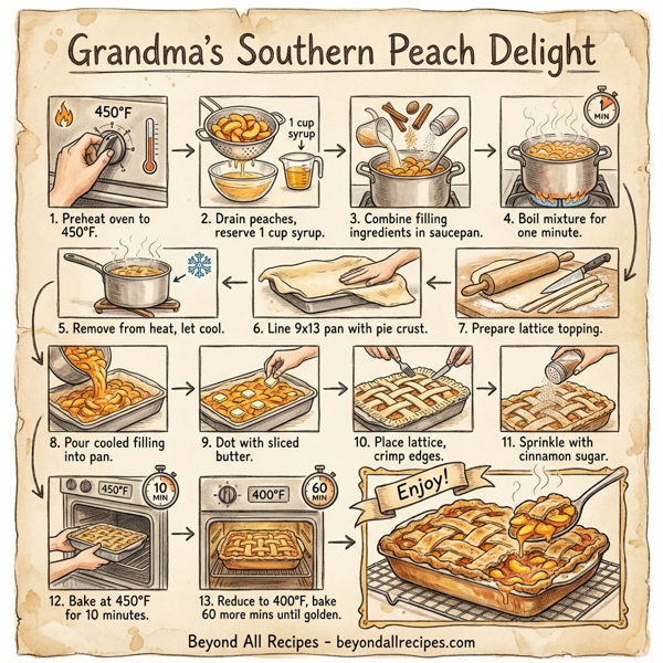 Grandma's Southern Peach Delight instructions