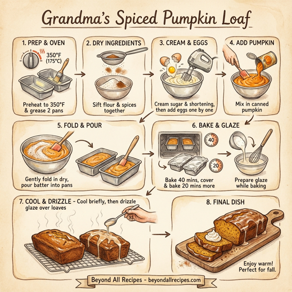 Grandma’s Spiced Pumpkin Loaf instructions