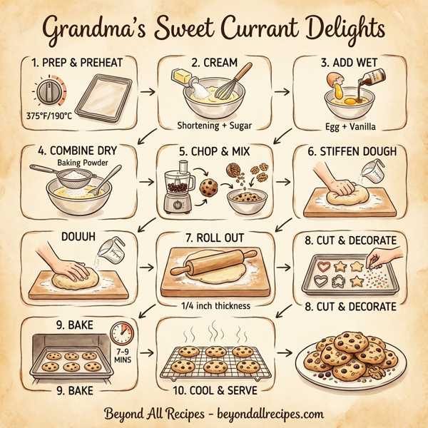 Grandma's Sweet Currant Delights instructions
