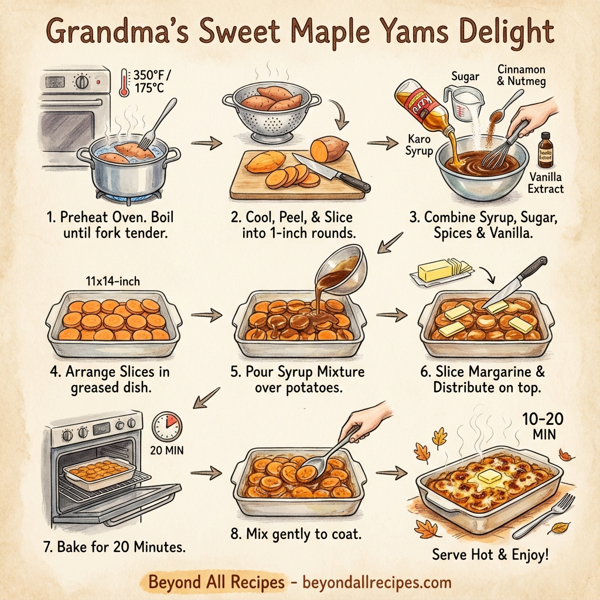 Grandma's Sweet Maple Yams Delight instructions