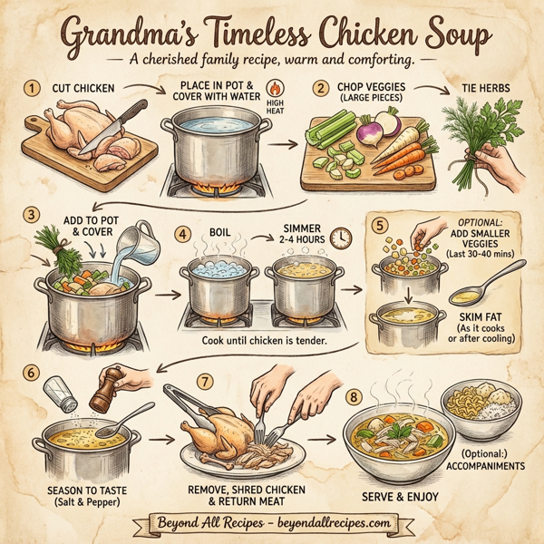 Grandma's Timeless Chicken Soup instructions