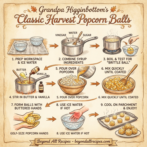 Grandpa Higginbottom's Classic Harvest Popcorn Balls instructions
